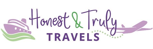 Honest and Truly Travels logo with a ship and a plane.